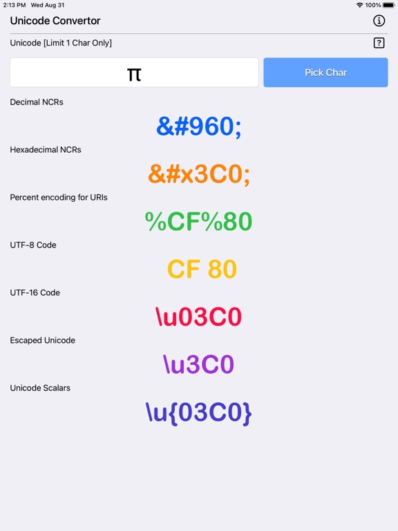 Unicode Converter Plus screenshot 11