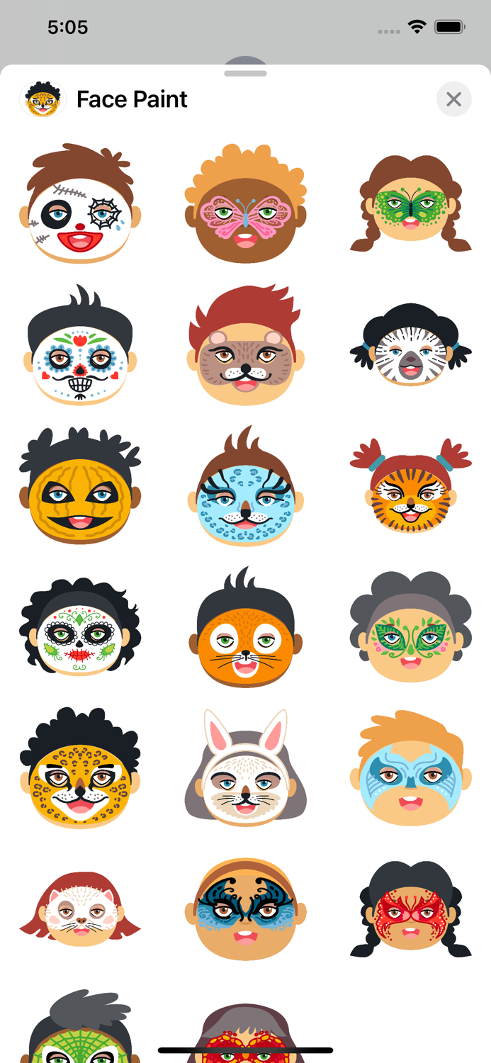 Kids Face Paint Halloween