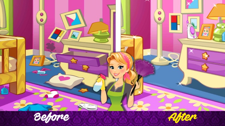 Barbie House Cleaning Game 3D