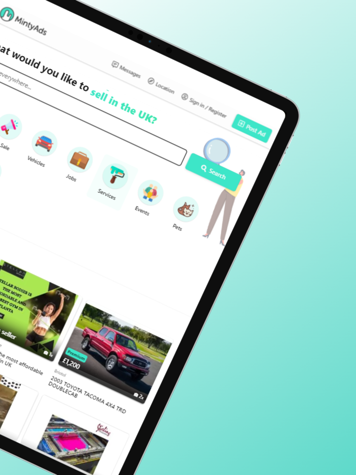 MintyAds local classified ads