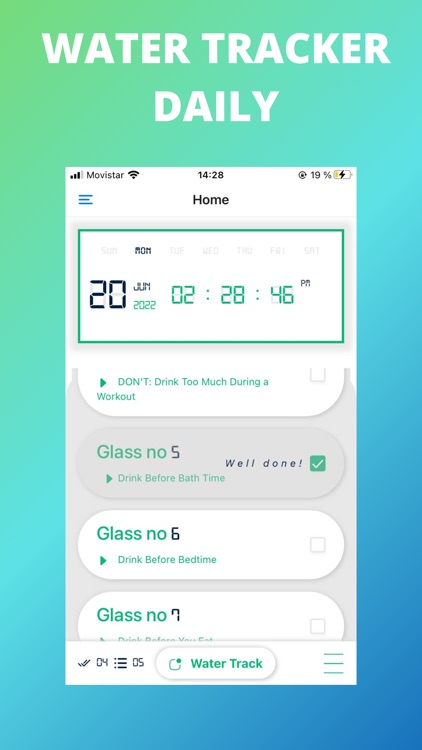 Water Tracker Daily App