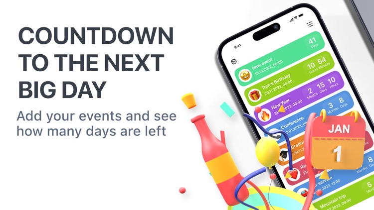 Countdown Timer days & event