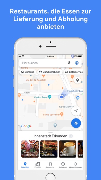 Google Maps - Transit & Essen app screenshot 0 by Google LLC - appdatabase.net