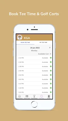 Game screenshot KGA Golf App hack