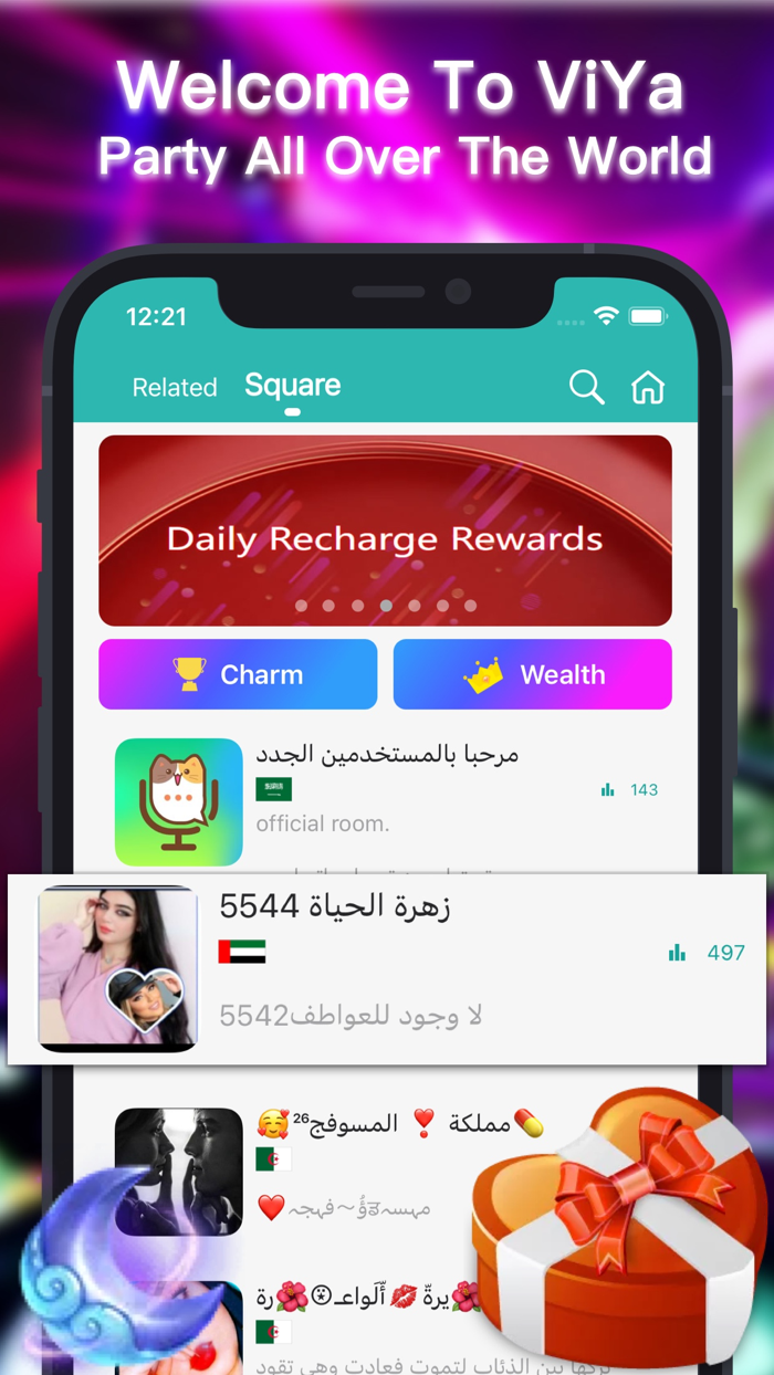 ViYa - Group Voice Chat Rooms