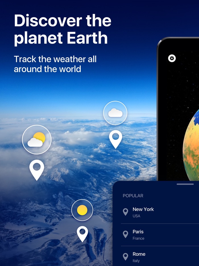 World Globe 3D - Forecast Map