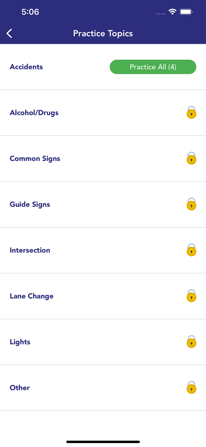 Indiana Driving Test - DMV