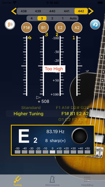 BassTuner - Tuner Bass Guitar