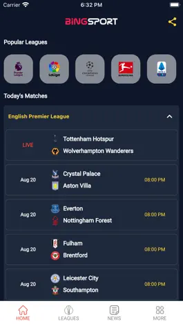 Game screenshot Bingsport - Football Live mod apk