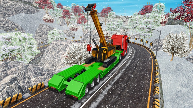 Snow Offroad Construction Game screenshot-3