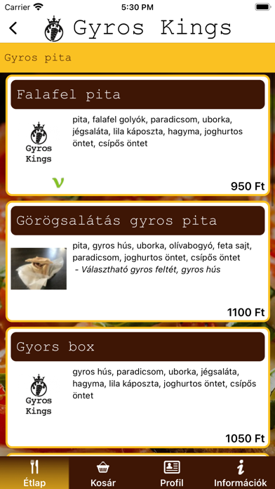Gyros Kings Szigetszentmiklós screenshot 2