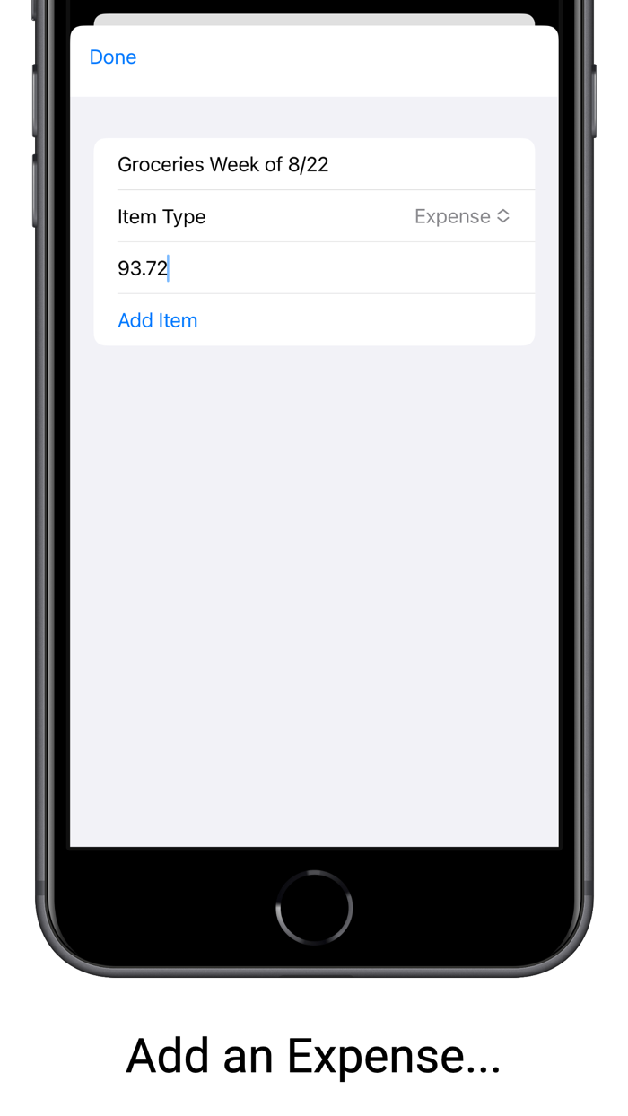Budgeter - A Simple Budget