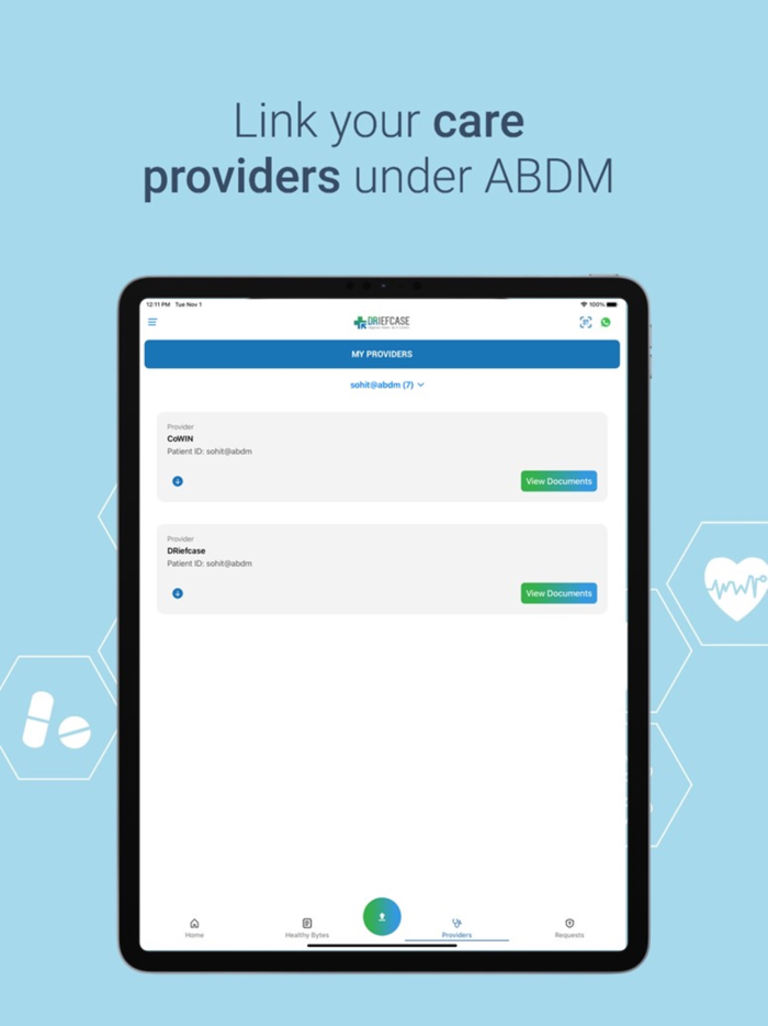 Driefcase ABHA, Health Records