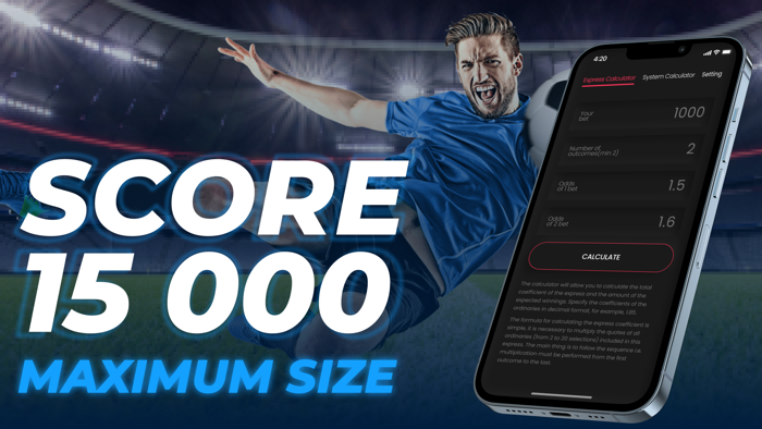 1XPET Bets Calculator