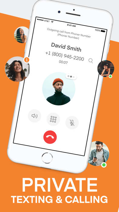 Phoner: Text+Call+Phone Number Screenshot