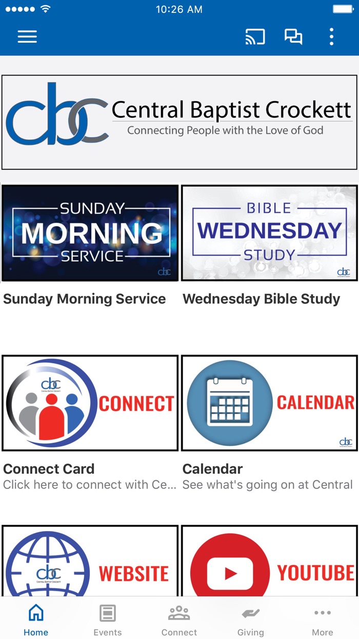 Central Baptist Church Crocket