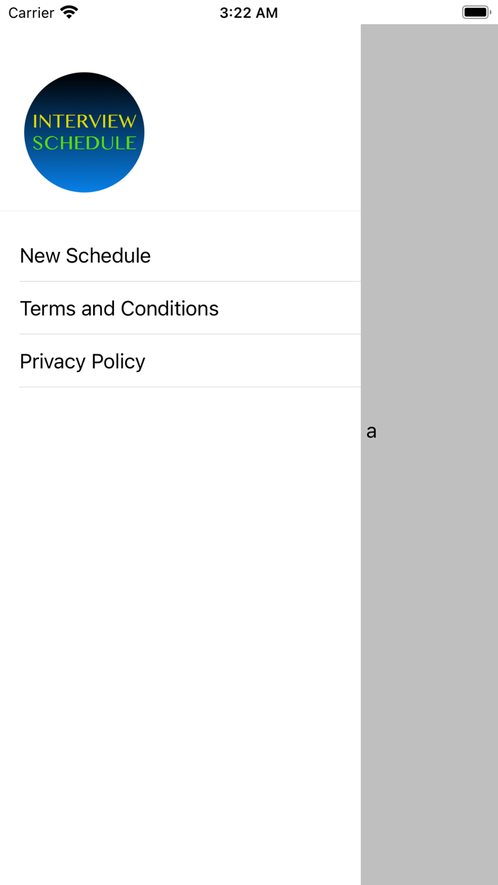 Cool Interview Schedule