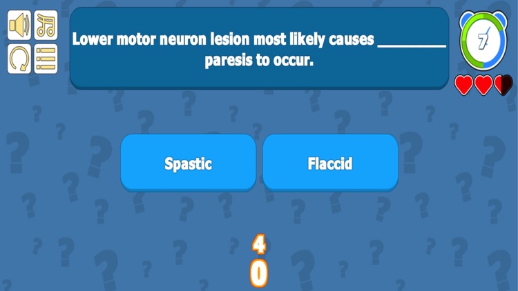 Motor Sensory Medical Quiz screenshot-4