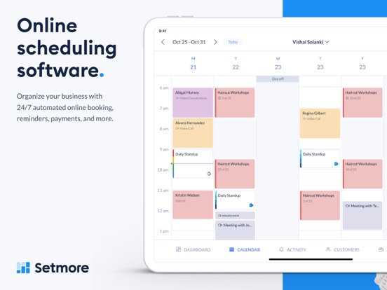 Setmore Appointment Scheduling