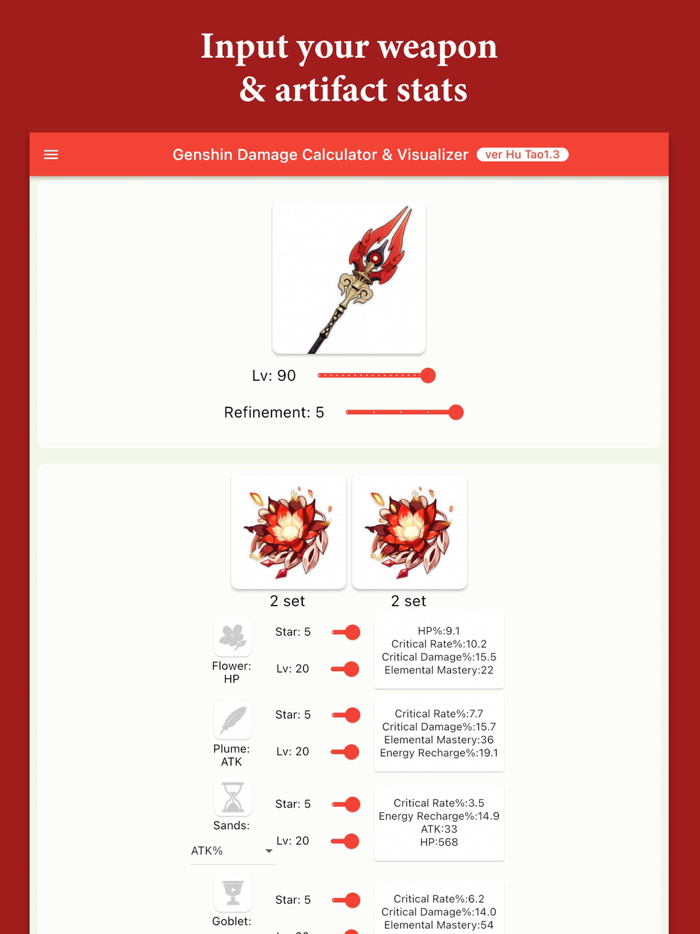 Genshin Damage Visualizer