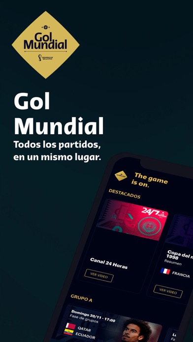Gol Mundial España iPhone Capturas de pantalla