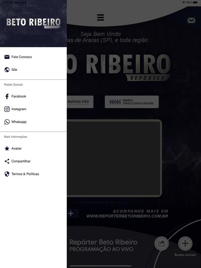 Repórter Beto Ribeiro