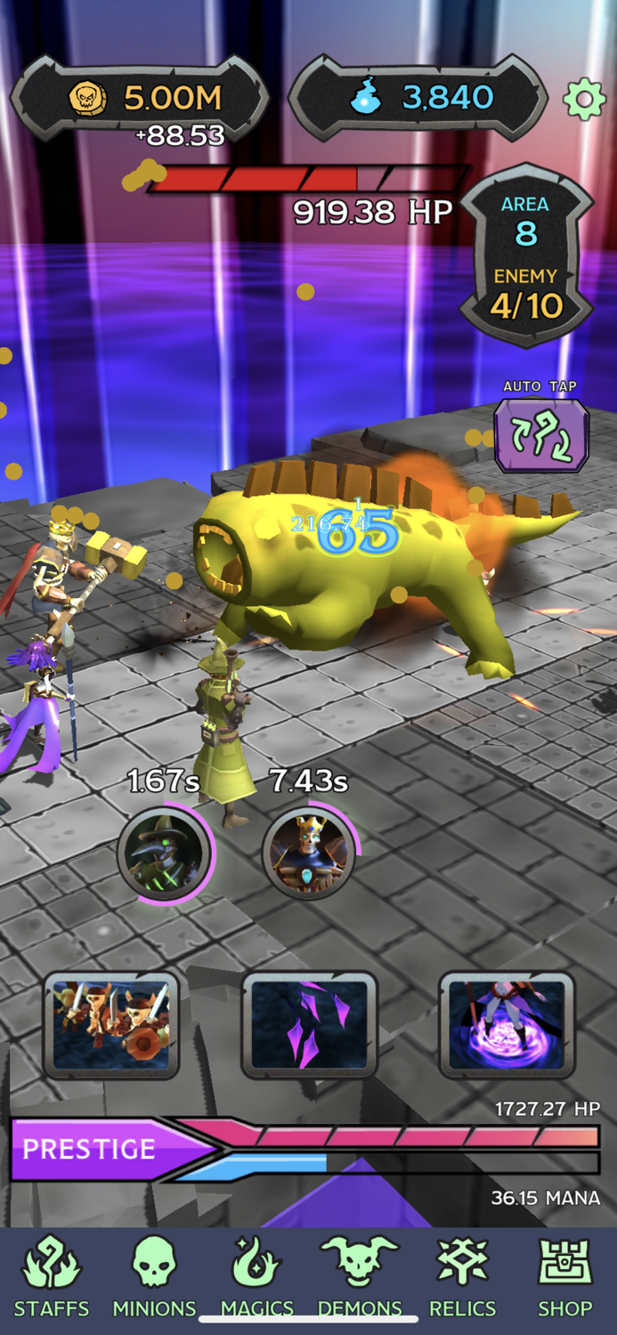 Tap Dungeon Necromancer