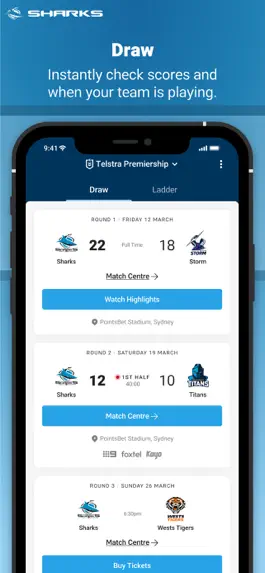 Game screenshot Cronulla Sharks hack