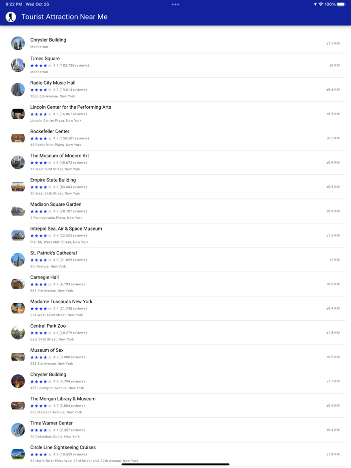 Tourist Attraction Near Me