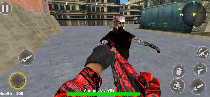 FPS Shooting 3D Zombie Attack