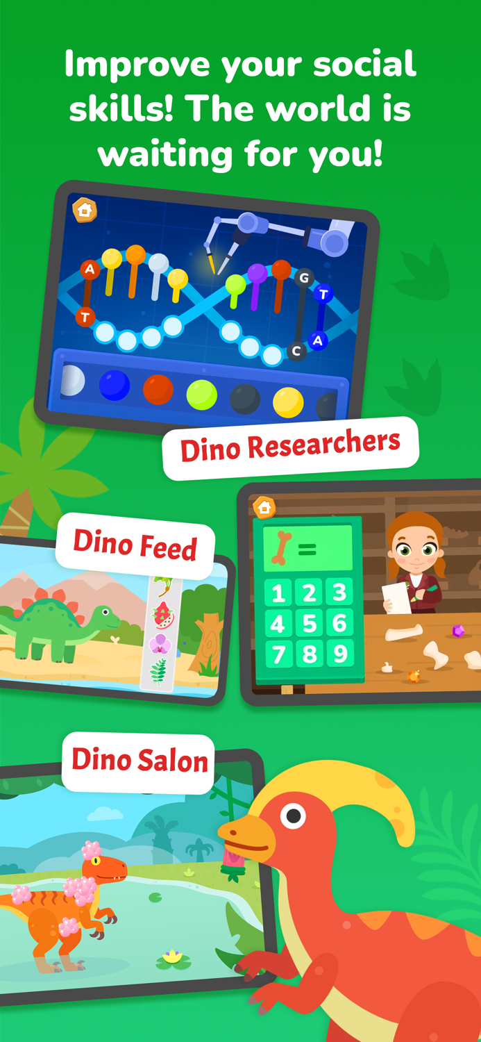 Dino Preschool learn abc  123