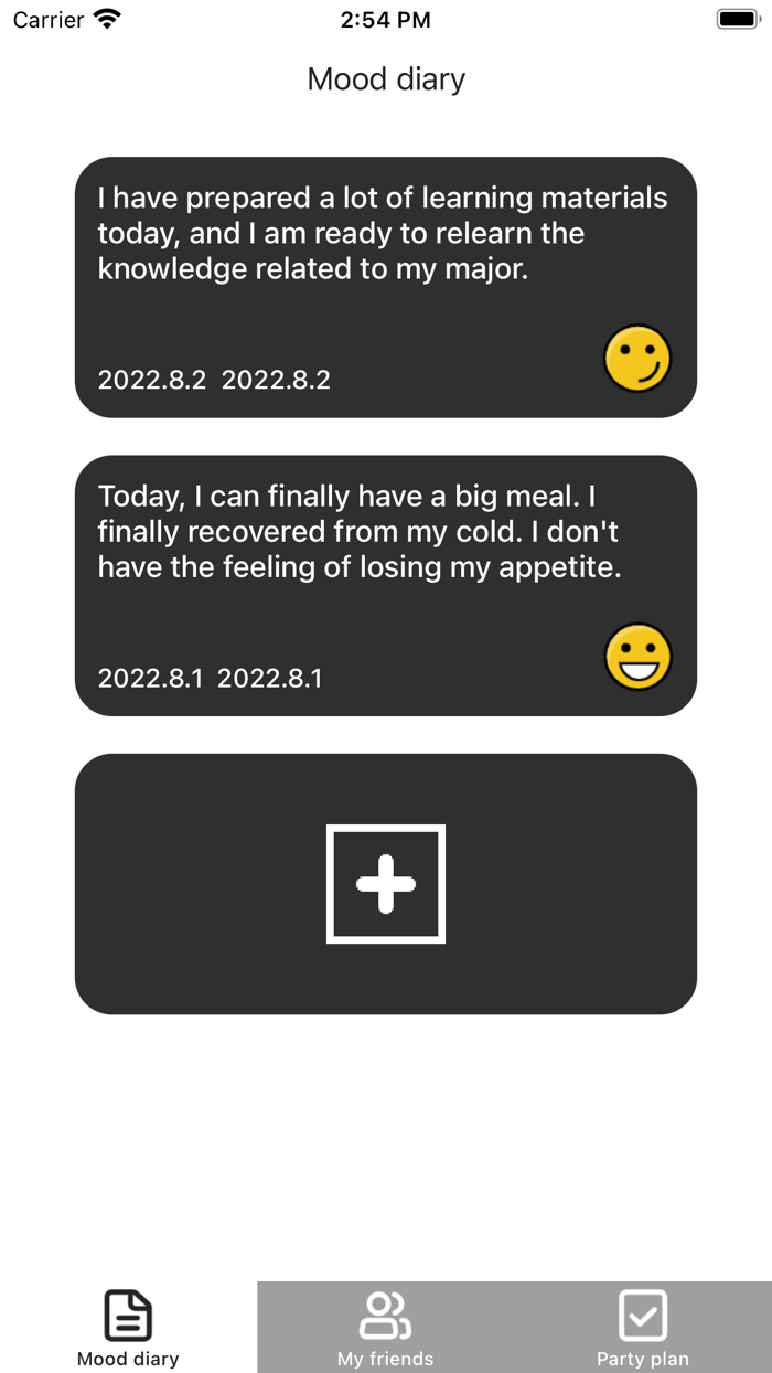 Good mood friendship