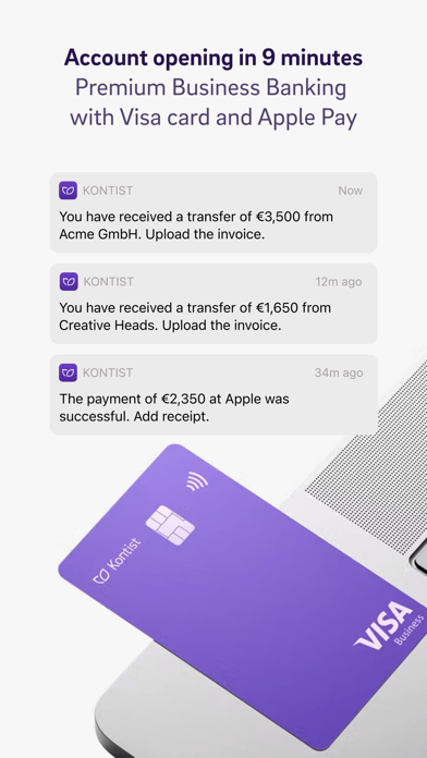 Kontist Geschäftskonto screenshot 2