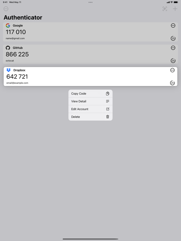 Authenticator - 2FA Auth, OTP screenshot 3