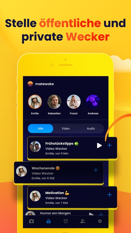Matewake - Wecker für Freunde screenshot-4