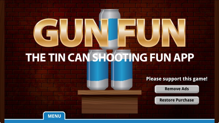 Gun Fun Shooting Tin Cans