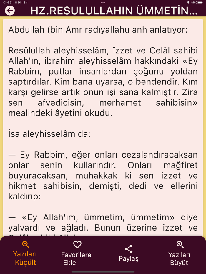 Peygamberimizin Örnek Hayatı