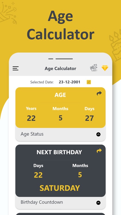 Age Calculator - Date of Birth screenshot-0