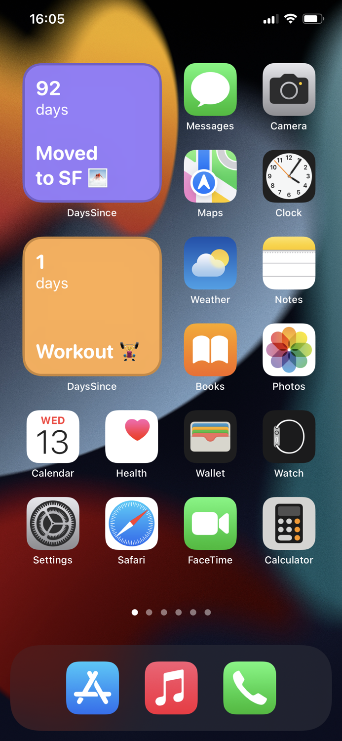 Days Since - Track Memories