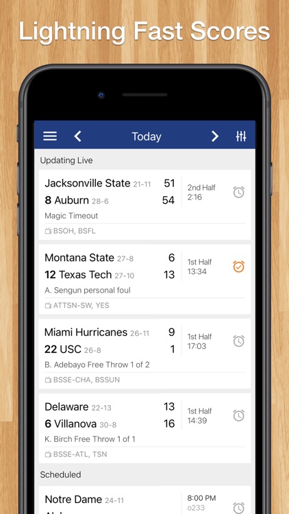 Scores App: College Basketball screenshot-0