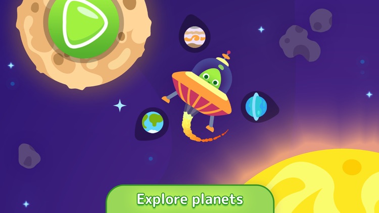 Learning kids games: space