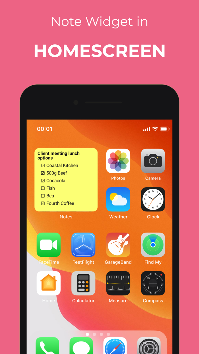 Color Note Notes Widget App