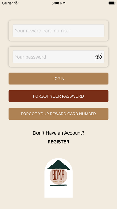 Boma Reward App Screenshot