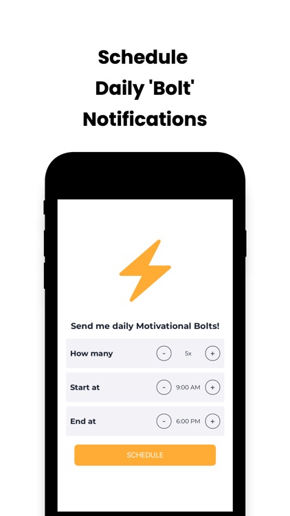 Bolts - Daily Motivation App