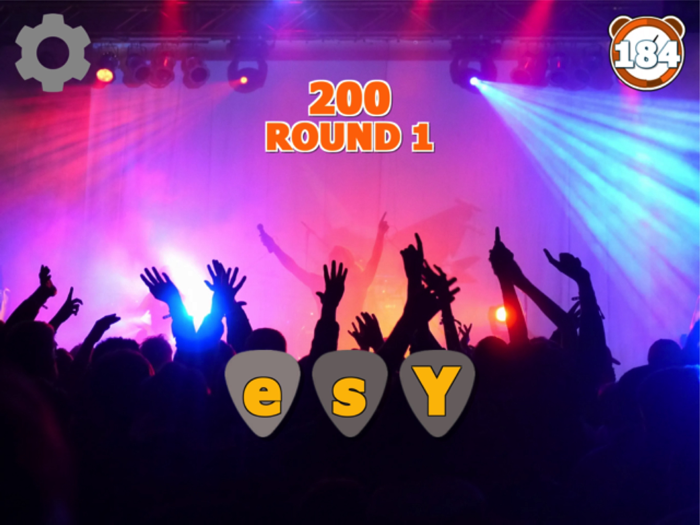 Classic Rockband Word Game