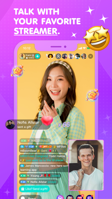 MICO-Yabancılarla Sohbet&Canlı iphone ekran görüntüleri