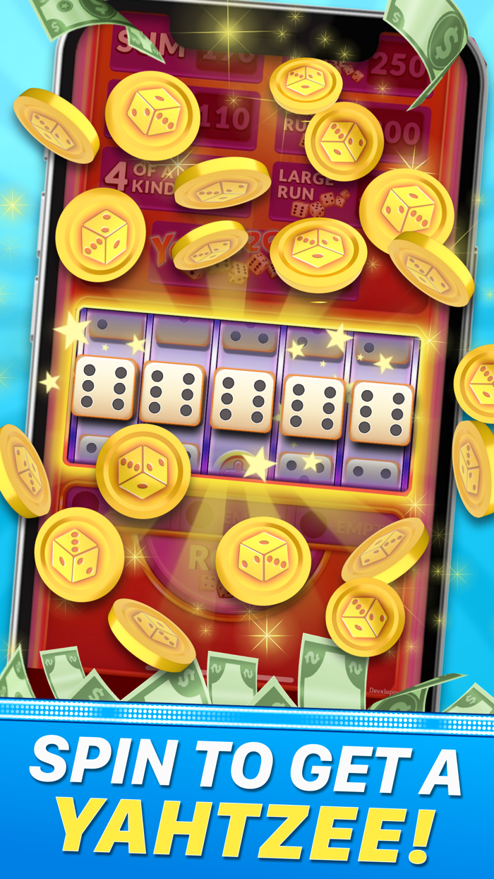Yahtzee Roll Dice, Win Cash