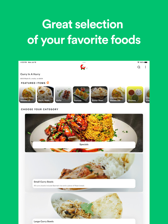 Curry In A Hurry - Drive Thru