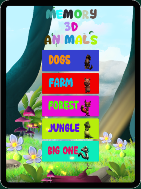 Memory 3D-Animals screenshot 7