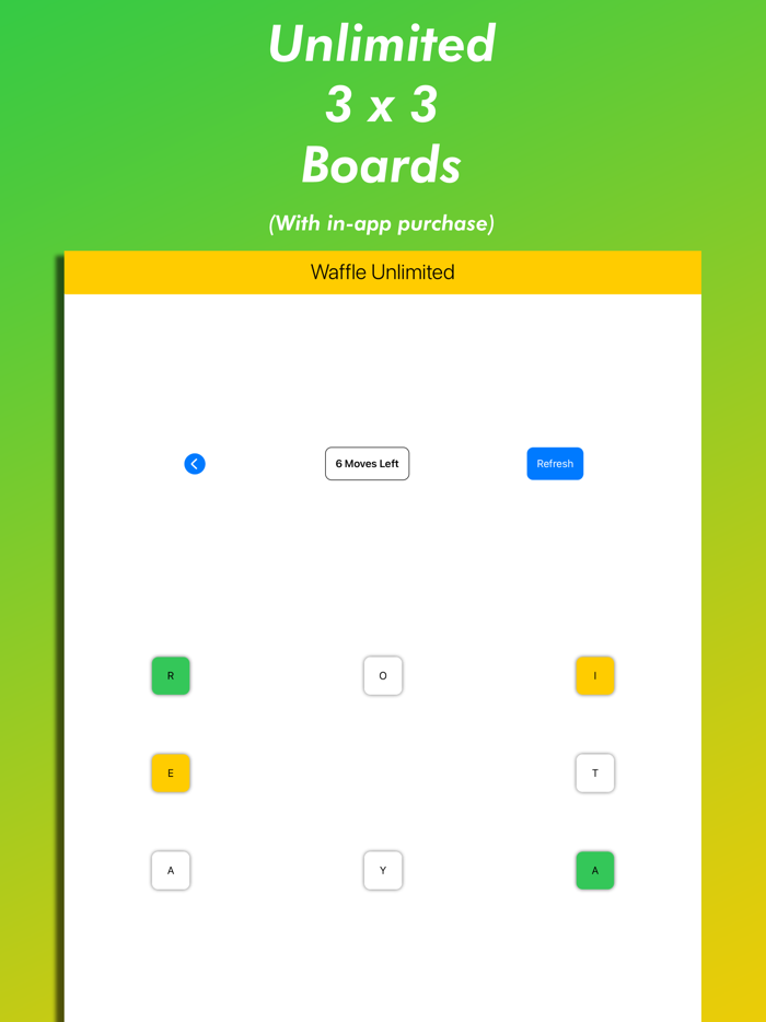 Waffle Unlimited Word Game